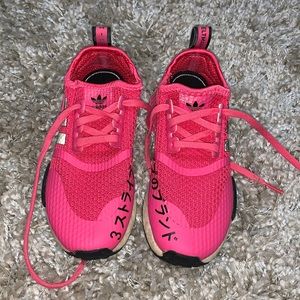 Adidas Originals Sneakers - NMD_R1 Pink - Girls Size 12K (US)